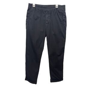 James Perse LA Men's Cotton Linen Cuffed Trouser pants black size 3